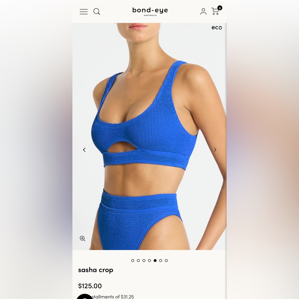 bond-eye Blue Swim Coverup